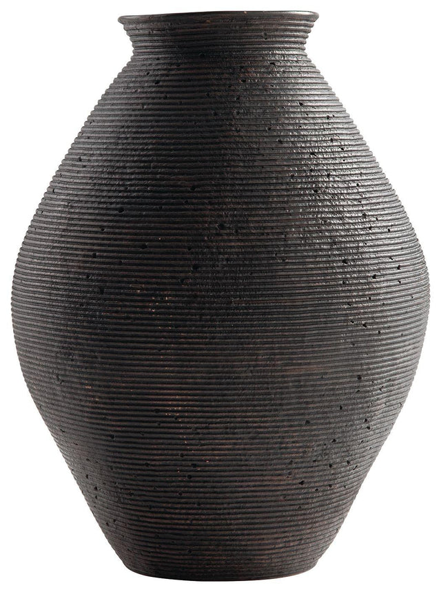 Ashley Hannela Vase - Antique Brown