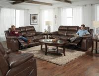 Catnapper Positano - Power Reclining Console Loveseat - Cocoa - 40"