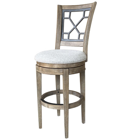 Parker House Sundance Dining - Swivel Bar Stool Grid Back - Sandstone