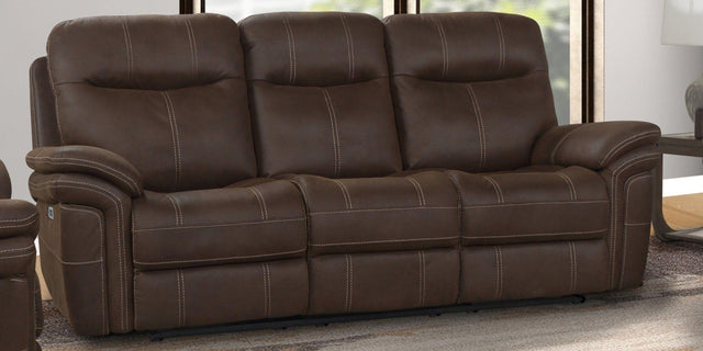 Parker House Mason - Power Sofa - Dark Kahlua