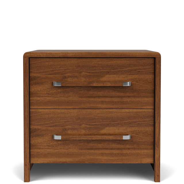 Riverside Furniture Elsie - Two Drawer Nightstand - Dark Brown