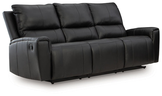 Ashley Glossmore Reclining Sofa - Black