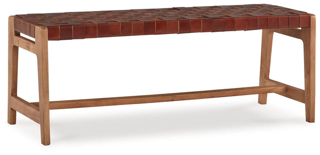 Ashley Lemmund Accent Bench - Natural/Brown