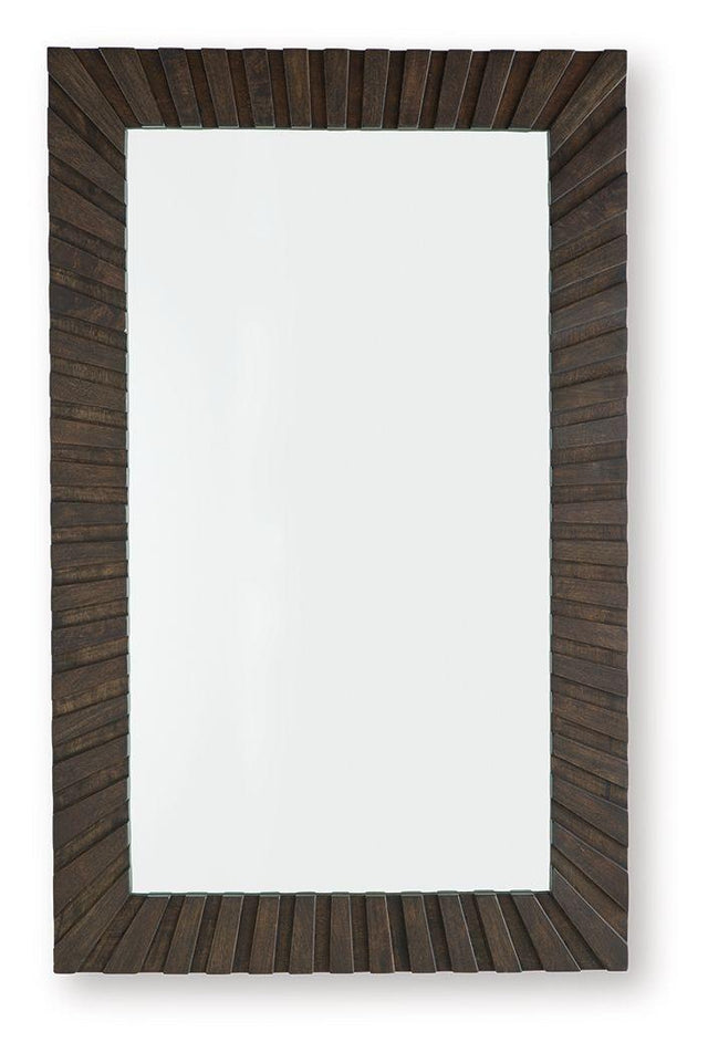 Ashley Advin Accent Mirror - Dark Brown