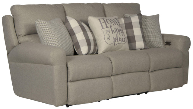 Catnapper Westport - Power Lay Flat Reclining Sofa - Metal