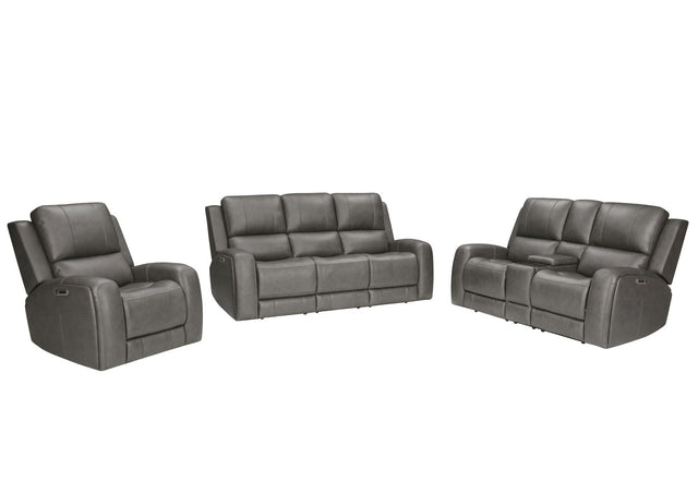 Parker House Belmont - Zero Gravity Power Reclining Sofa Loveseat And Recliner - Autumn Fog