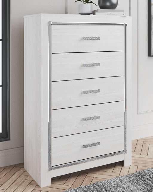 Ashley Altyra Five Drawer Chest - White
