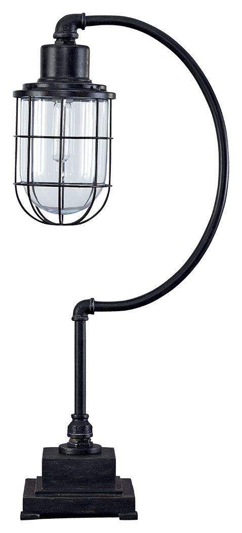 Ashley Jae Metal Desk Lamp (1/CN) - Antique Black