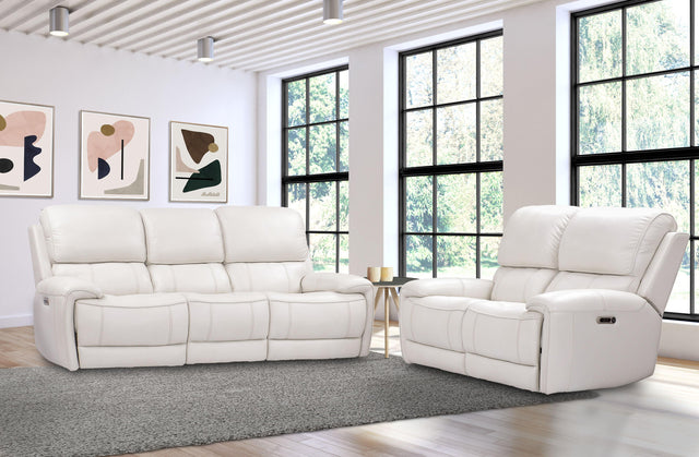 Parker House Empire - Power Reclining Sofa Loveseat And Recliner - Verona Ivory