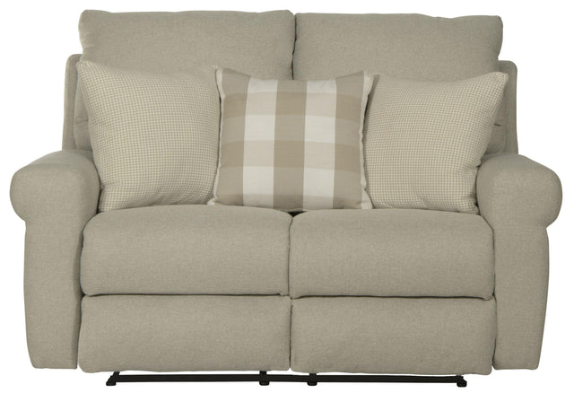 Catnapper Westport - Lay Flat Reclining Loveseat - Cement