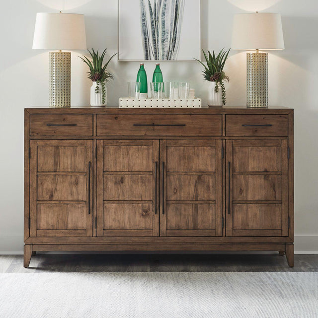 Liberty Furniture Shaker Lakes - Buffet - Harvest Brown