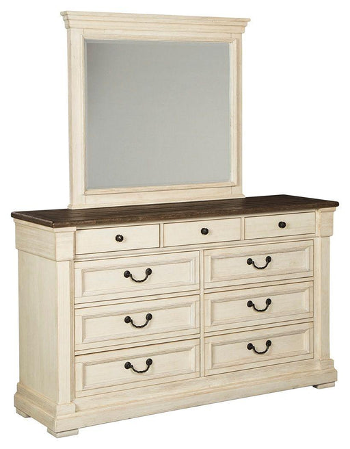 Ashley Bolanburg - Antique White - Dresser, Mirror