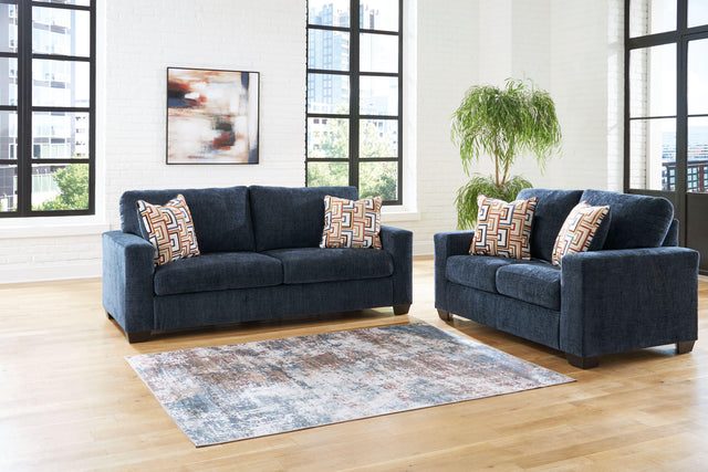 Ashley Aviemore - Ink - 2 Pc. - Sofa, Loveseat