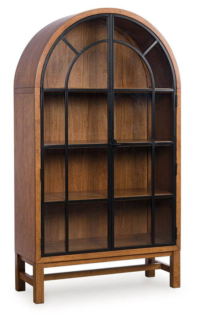 Ashley Greddinton Display Cabinet - Brown/Black