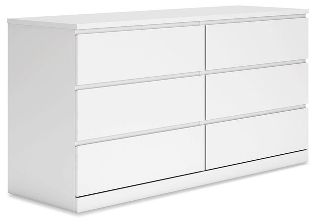 Ashley Onita Six Drawer Dresser - White