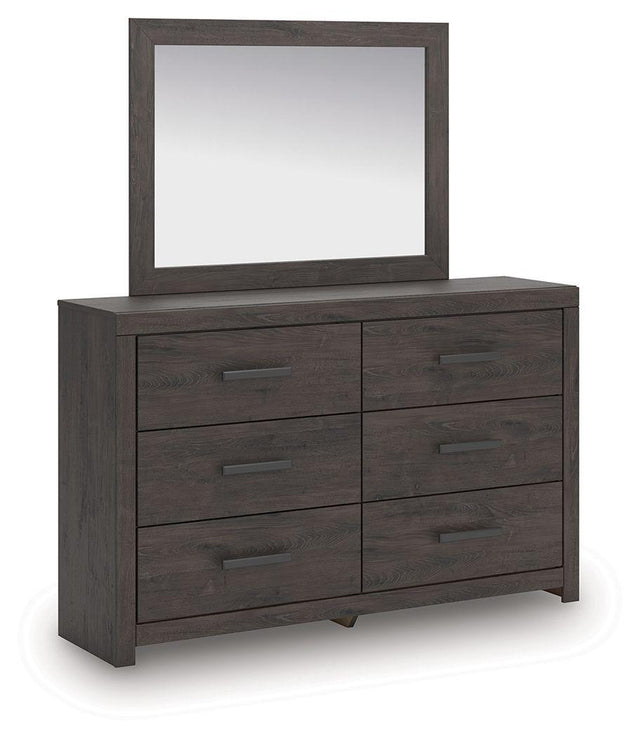 Ashley Prendonea - Charcoal - Dresser and Mirror