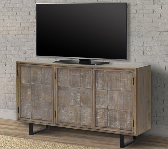 Parker House Crossings Casablanca - TV Console - Driftwood