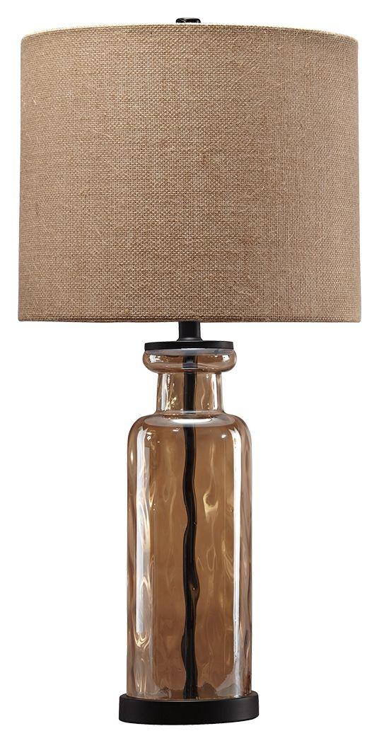 Ashley Laurentia Glass Table Lamp (1/CN) - Champagne