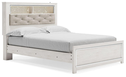 Ashley Altyra - White - Queen Panel Bookcase Bed