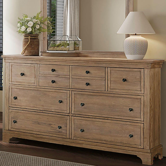 Liberty Furniture Haven Hills - 7 Drawer Dresser - Camel Beige