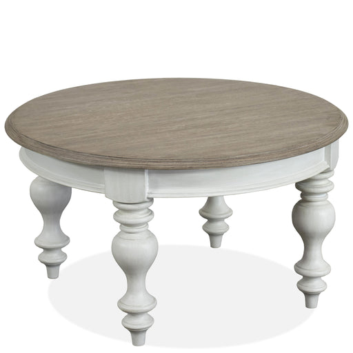 Riverside Furniture Jameson - Round Coffee Table - White