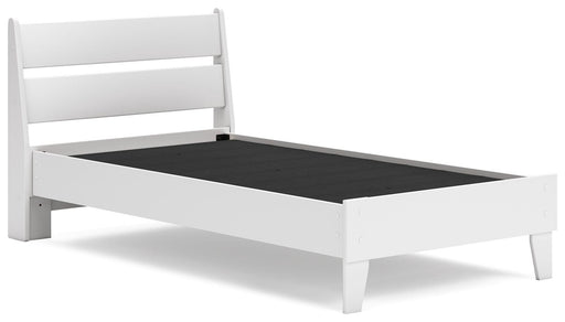 Ashley Socalle - Two-tone - Twin Panel Platform Bed