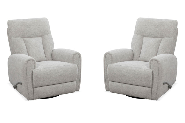 Parker House Natalia - Manual Swivel Glider Recliner (Set of 2) - Thunderstorm