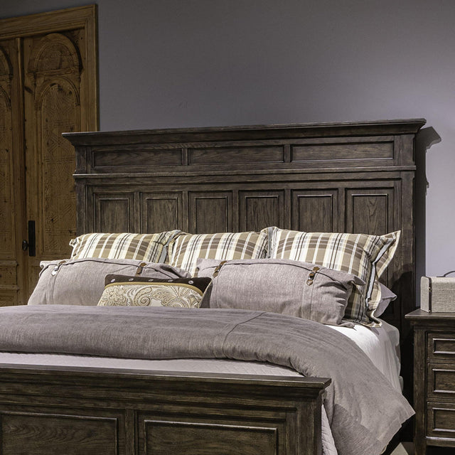 Liberty Furniture Paradise Valley - Queen Panel Headboard - Dark Brown