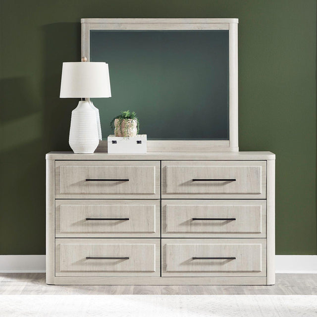 Liberty Furniture Modern Play - Dresser & Mirror - White