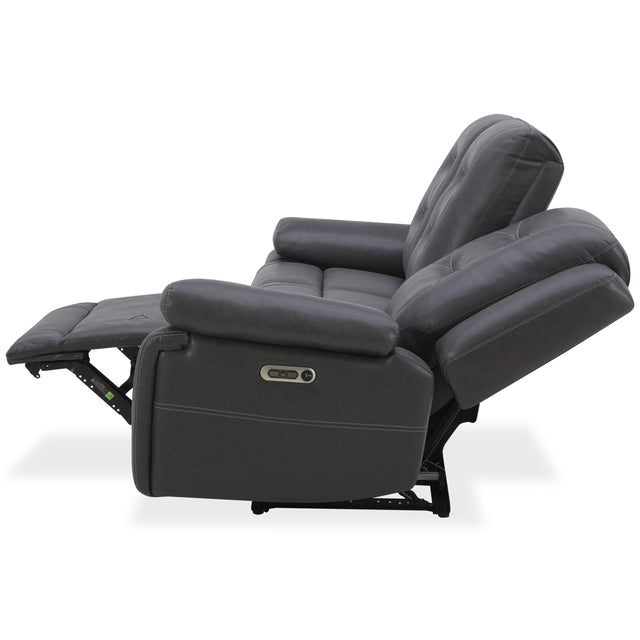 Parker House Caldwell - Power Reclining Sofa Loveseat And Recliner - Tahoe Charcoal