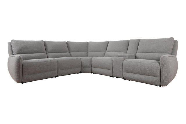 Parker House Stellar - Bloke Smoke Power Reclining 6 Piece Modular Sectional - Beige