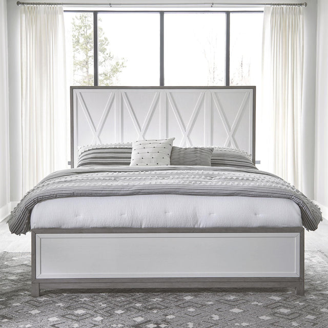 Liberty Furniture Palmetto Heights - Queen Panel Bed - White