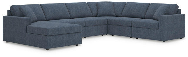 Ashley Modmax - Ink - 6-Piece Sectional With Laf Corner Chaise