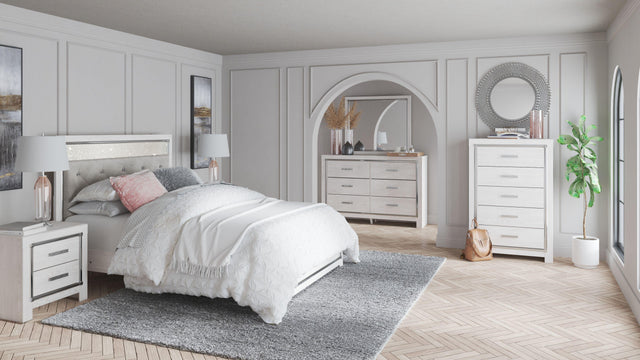 Ashley Altyra - White - 5 Pc. - Dresser, Mirror, Queen Panel Bed