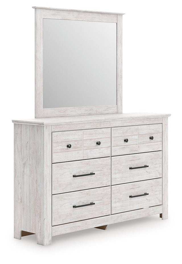 Ashley Makidern - Dresser And Mirror - Whitewash