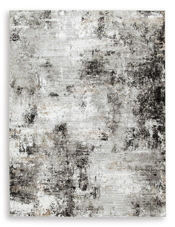 Ashley Langwell Large Rug - Black/Gray/White