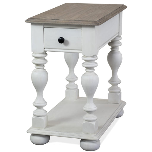 Riverside Furniture Jameson - Chairside Table - White