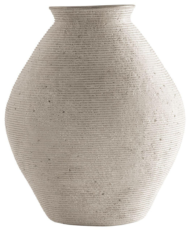 Ashley Hannela Vase - Antique Tan