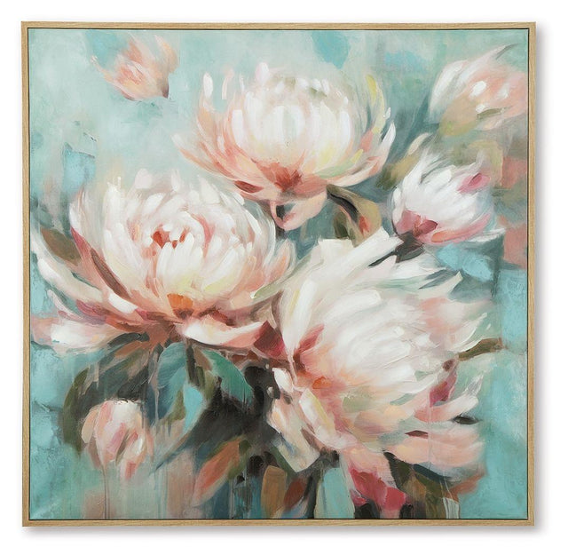 Ashley Parryville Wall Art - Aqua/Pink