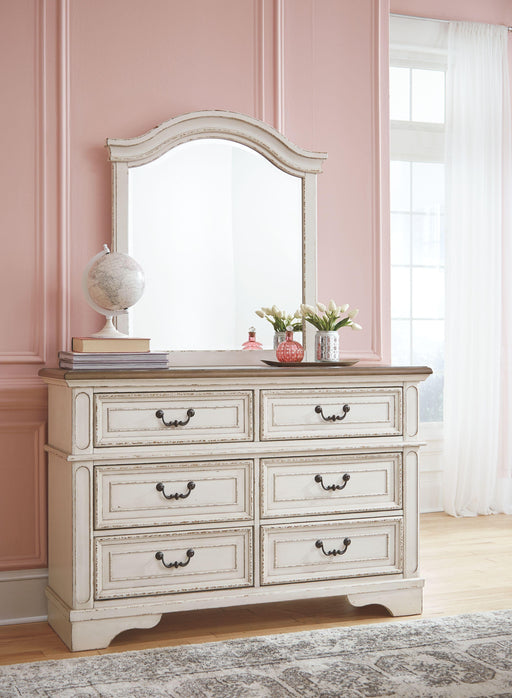 Ashley Realyn - Two-tone - Dresser, Mirror - 6-drawer