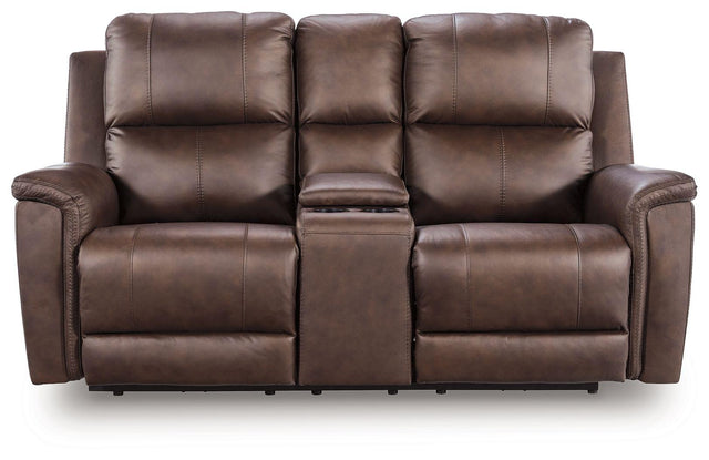 Ashley Bleckley PWR REC Loveseat/CON/ADJ HDRST - Espresso