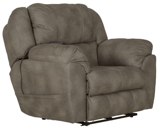 Catnapper Flynn - Power Lay Flat Recliner with Power Adjustable Headrest & Lumbar and Dual Heat & Massage - Fig