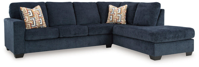 Ashley Aviemore - Ink - 2-Piece Sectional With Raf Corner Chaise