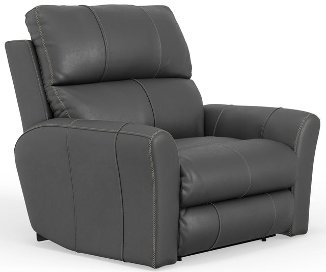 Catnapper Fredda - Italian Leather Match Power Zero Gravity Recliner with Power Adjustable Headrest - Anthracite