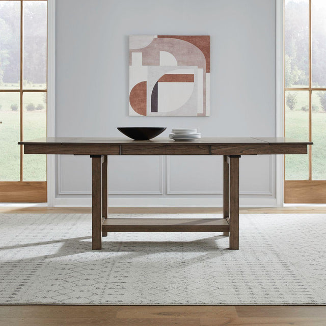 Liberty Furniture Brook Bay - Gathering Trestle Table - Brown