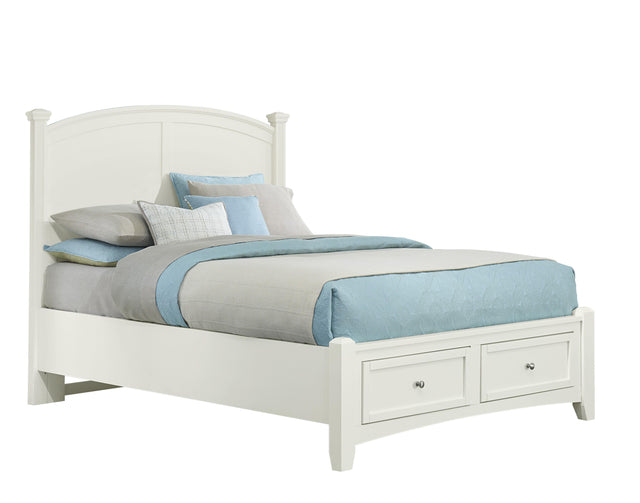 Vaughan-Bassett Bonanza - King Post Bed With Footboard Storage - White