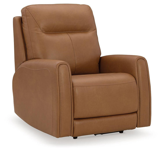 Ashley Tryanny PWR Recliner/ADJ Headrest - Butterscotch