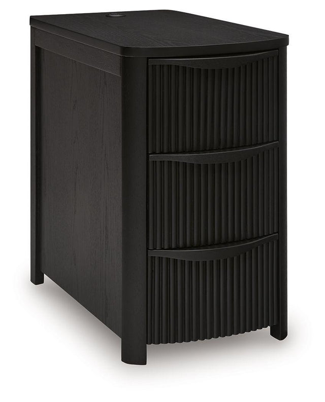 Ashley Camdill Chair Side End Table - Black
