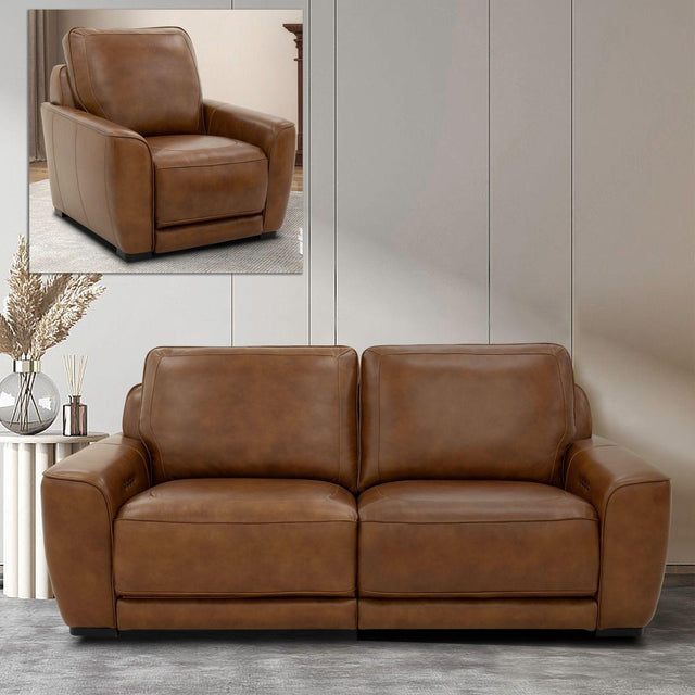 Liberty Furniture Blake - Sofa & Recliner - Brown