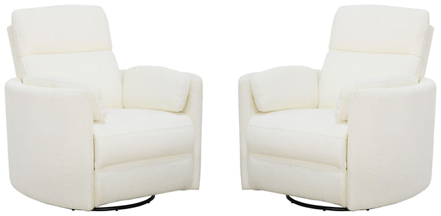 Parker House Radius - Power Swivel Glider Recliner (Set of 2) - Revel Oyster